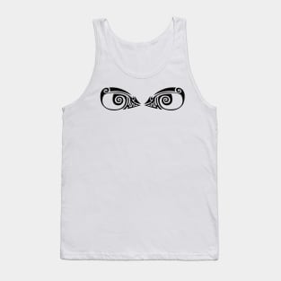 Abstract tribal tattoo with eye concept No. A42 Tank Top